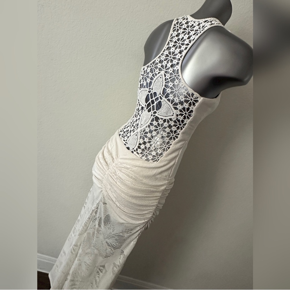 Sky Crochet & Lace Maxi